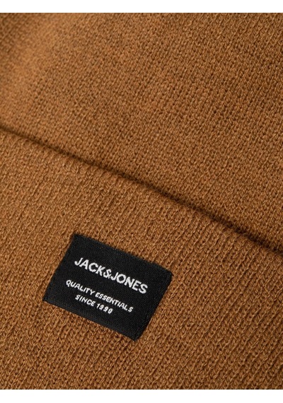 Jack & Jones Jack & Jone Jacdna Beanie Noos Erkek Bere-27100 - Kahverengi