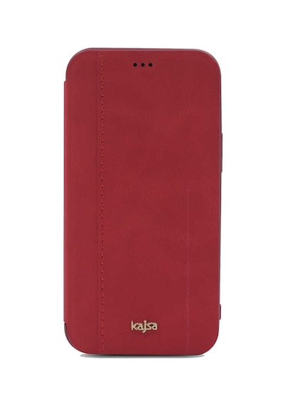 Kajsa Apple Uyumlu iPhone 12 Kılıf Kajsa Dale Serisi Parallel PU Folio Kapaklı Kılıf ZORE-216698