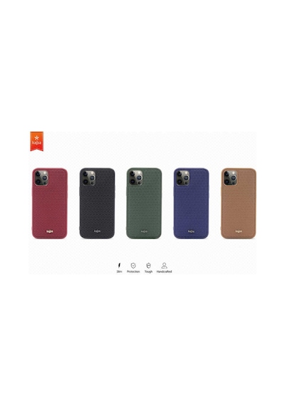 Kajsa Apple Uyumlu iPhone 12 Pro Max Kılıf Kajsa Splendid Serisi 3D Leaf Kapak ZORE-219004