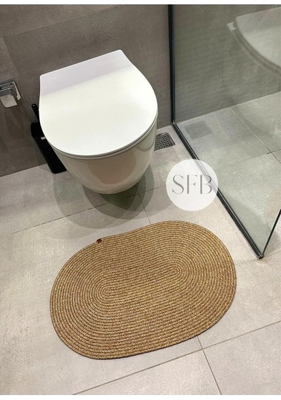 Home Turko Klozet Önü Paspası 40x60cm, Banyo Paspası, Küçük Paspas, Klozet Paspas, Vintage Paspas, Bohem Paspas H Diğer