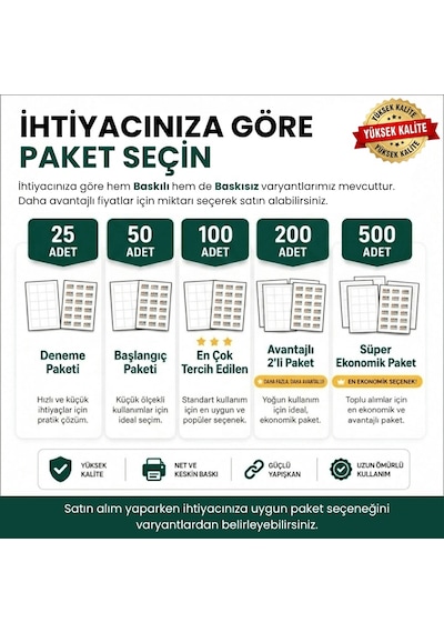 Herboy Hb-1102 210 X 148,5 Mm A4 Baskılı Laser Etiket 100 Adet