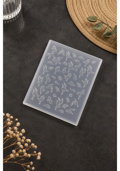 Nail Art Silikon Kalıp 3d Nail Art Desen Kalıbı, Tırnak Süsleme Desen Charm Tırnak Çarm 110
