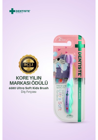 Kıds Toothbrush Mor- Yeşil