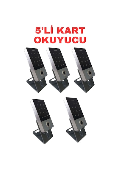 Sr-212 Mf Parmak İzi Kart Okuyucu 13.56 Mhz Dokunmatik Şifreli Biyometrik Geçiş Kontrol Sistemi 10000 Kullanıcı 5 Adet