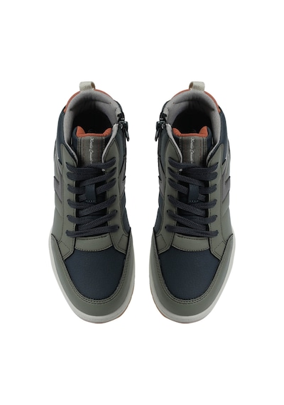 Kinetix Arlod Hı F Haki Erkek Çocuk High Sneaker Haki-lacı-turuncu