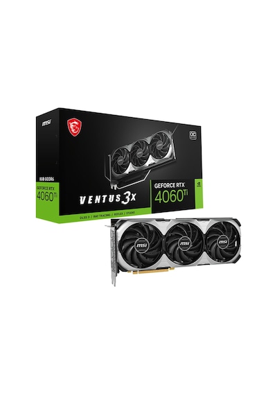 MSI NVIDIA GeForce RTX 4060 Ti Ventus 3X 8G OC 8 GB GDDR6 128 Bit Ekran Kartı