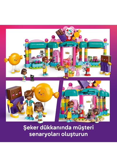 LEGO® Friends Heartlake City Şekerci Dükkanı 42649 - 6 Yaş ve Üzeri Çocuklar için Mini Bebek İçeren Yaratıcı Oyuncak Yapım Seti (376 Parça) LEGO® Friends Heartlake City Şekerci Dükkanı 42649 - 6 Yaş ve Üzeri Çocuklar için Mini Bebek İçeren Yaratıcı Oyuncak Yapım Seti (376 Parça)