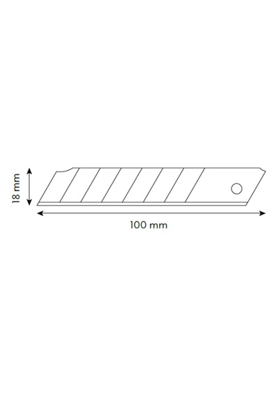 Vıp-tec Profesyonel 18mm Plastik Maket Bıçağı Yerli Üretim
