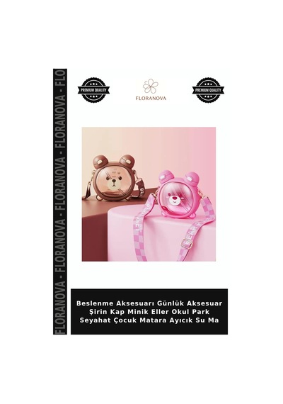 Beslenme Aksesuarı Günlük Aksesuar Şirin Kap Minik Eller Okul Park Seyahat Çocuk Matara Ayıcık Su Ma Çok Renkli