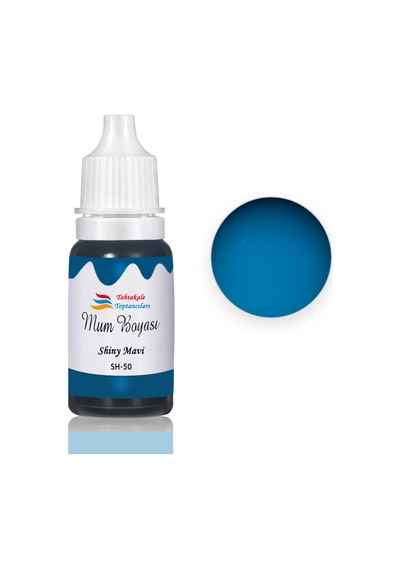 Mum Boyası Sıvı Pigment Boya 20 Ml Shiny Mavi - Sh50