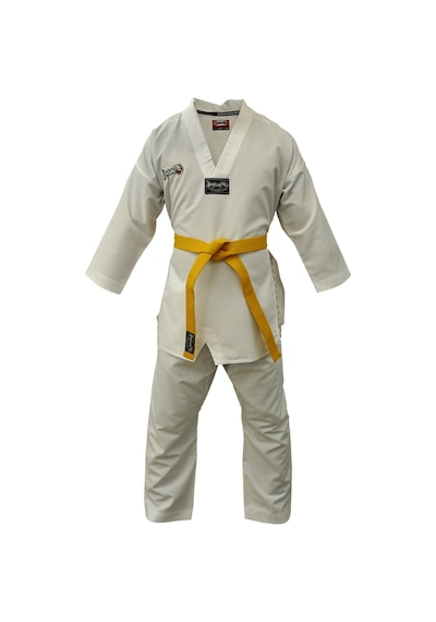 Dragondo 10011 Beyaz Yaka Taekwondo Elbisesi Mavi