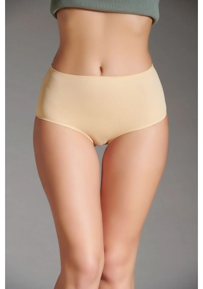 Eros Kadın Lazer Kesim Silikonlu Bato Slip Ten 001