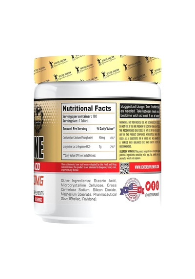 Dexter Jackson Signature Series L-arginine Arjinin 180 Tablet Usa