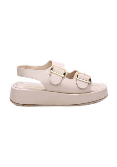 Aryan 83-606 Kadın Comfort Günlük Sandalet Bej