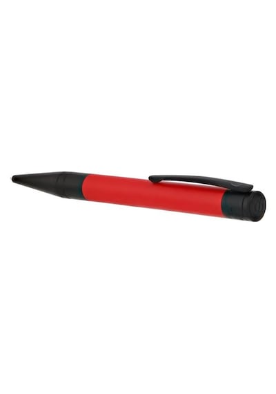 S.T Dupont D-Initial Mat Siyah-Kırmızı Tükenmez Kalem 265116