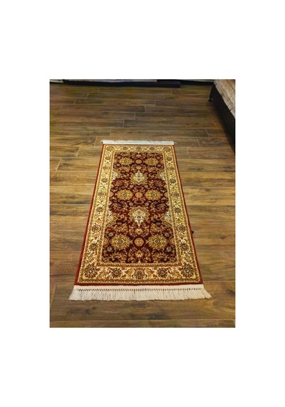 Strada 8182a Krem-bordo Halı Çok Renkli