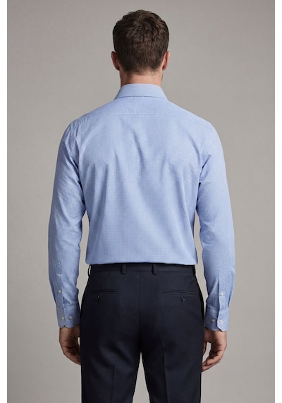 Xint Bisse Regular Fit Erkek Uzun Kollu Cepsiz Mavi Gömlek Bsgmkls25321 D35