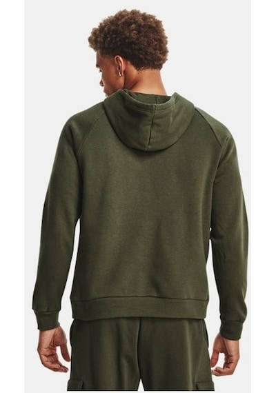 Under Armour Erkek UA Rival Fleece Logo Kapüşonlu Üst 1379758-390