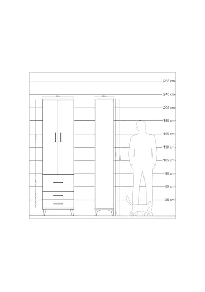 Arges Dolap 2 Raflı 3 Çekmeceli Tek Askılı 60x30x221 Antrasit-antrasit Antrasit Arges Dolap 2 Raflı 3 Çekmeceli Tek Askılı 60x30x221 Antrasit-antrasit Antrasit