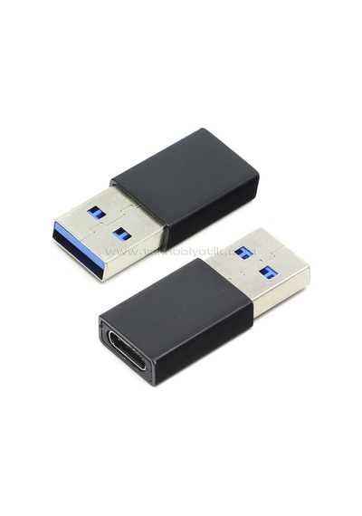 Dark Usb 3.0 Type A Erkek - Usb 3.1 Type C Dişi Dönüştürücü (Dk-A