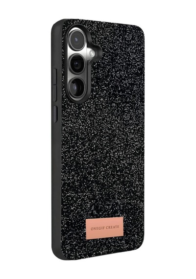 Onegif Samsung Galaxy Uyumlu A37 5g Bright Simli Kapak - Siyah İtdark54811