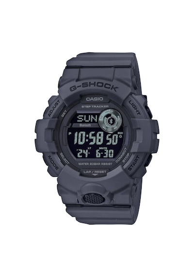 Casio Gbd-800uc-8dr Quartz Dijital Silikon Gri Siyah Kadran 10 Atm 49 Mm Erkek Kol Saati Gri