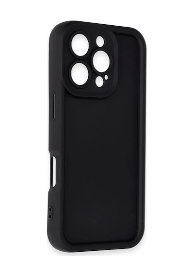 Apple Uyumlu iPhone 16 Pro Uyumlu Kılıf Viera Silikon - Siyah