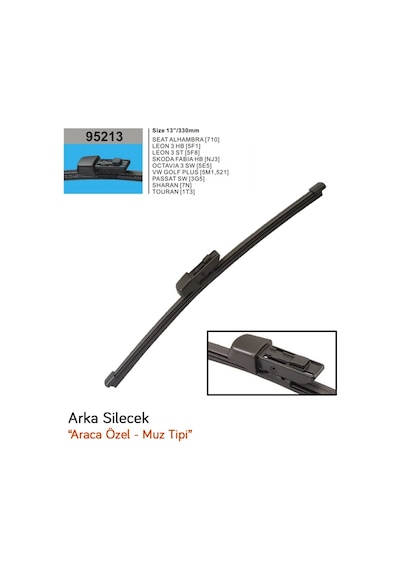 Rbw 95213 Volkswagen Touran 2010-2015 Arka Muz Silecek