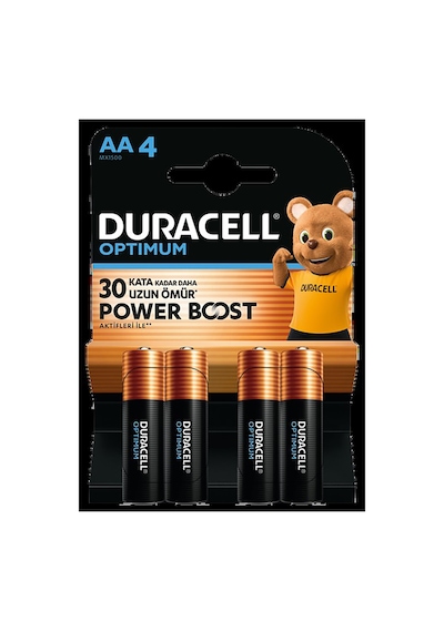 Duracell Optimum Powerboost Aa Kalem Pil 4'lü 4 Adet