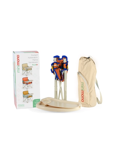 Minimono Plus 0-4 Yaş Portatif Katlanır Yükseltici Mama Sandalyesi