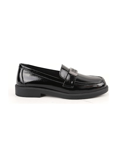 Libero Kadın Loafer Günlük Hakiki Deri Parlak Rugan Metal Toka Detaylı Maskülen Esnek Kauçuk Taban L061.528 Siyah Libero Kadın Loafer Günlük Hakiki Deri Parlak Rugan Metal Toka Detaylı Maskülen Esnek Kauçuk Taban L061.528 Siyah