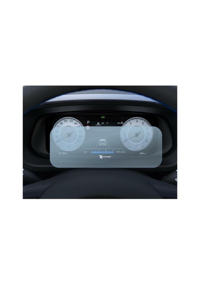 Hyundai İ20 Uyumlu 10.25 İnç Araç Ekran Koruyucu Dijital Gösterge Nano 9h Kırılmaz Şeffaf