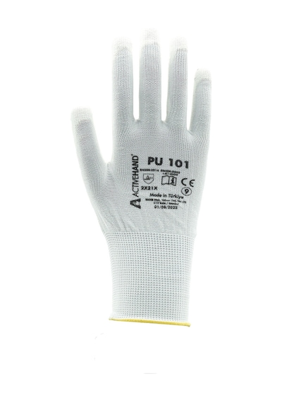 Activehand Pu-101 Hassas İş Eldiveni Beyaz