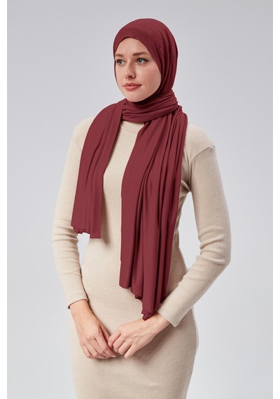Kadın Tesettür Luxury Penye Şal Bordo