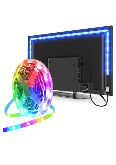 Televizyon Arkası Çalışma Masası Full Rgb Dış Ve İç Mekan 5mt Kum