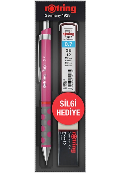 Rotring Versatil Kalem Tıkky Okul Seti 0.7 Ahududu Pembe Pembe