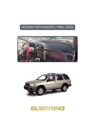 Nissan Pathfinder 1996-2000torpido Koruma Halısı Gri Kenar