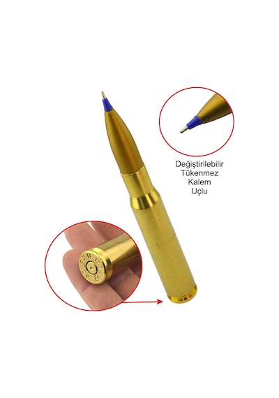 50 Cal. Kalibre Kovan Tükenmez Kalem