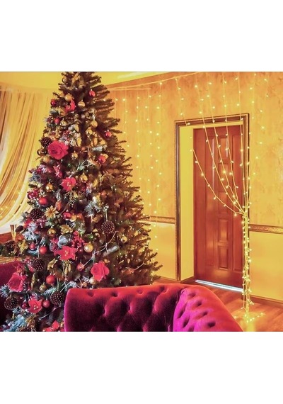 3x2 Metre 8 Fonksiyonlu Animasyonlu Perde Led Işık Kalın Telli Saçak Led Işık 240 Led Yılbaşı Işık Saçak Süsleme Gün Işığı 3x2 Metre 8 Fonksiyonlu Animasyonlu Perde Led Işık Kalın Telli Saçak Led Işık 240 Led Yılbaşı Işık Saçak Süsleme Gün Işığı