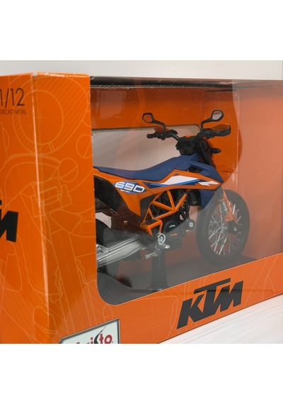 Ktm 690 Smc R - 1:12 Ölçek 18cm Kutulu Diecast Motosiklet Modeli