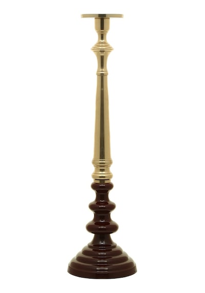 Vitale Mat Antik Pirinç Mumluk Ak.ıv0068