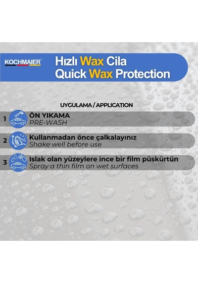 Hızlı Oto Wax Cila Araç Boya Koruma Ve Parlatıcı 5 Litre/kg