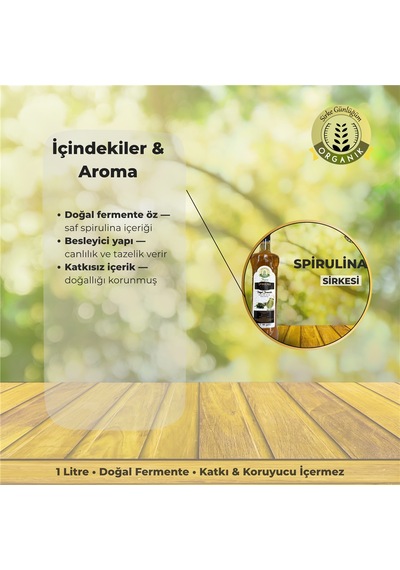 Sirke Günlüğüm Spirulina Sirkesi 1 L