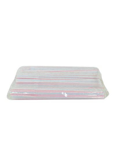 Körüklü Çizgili Pipet Ayran Kola Meşrubat Pipeti 22 Cm Renk 150 Adet Paket Kırmızı