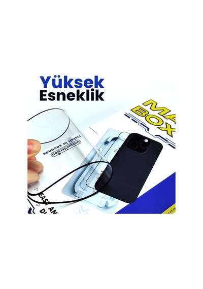 İphone 13/13 Pro / 14 / 16e Ekran Koruyucu Cam Klasse Magıc-box Tozsuz Hizalama Tam Kaplama 9h Kırılmaz &amp Çiz