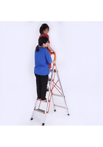 Alüminyum Katlanır Merdiven 4 Basamak 150 Kg Hafif Çok Amaçlı Lüks Ev Tipi Merdiven Genel
