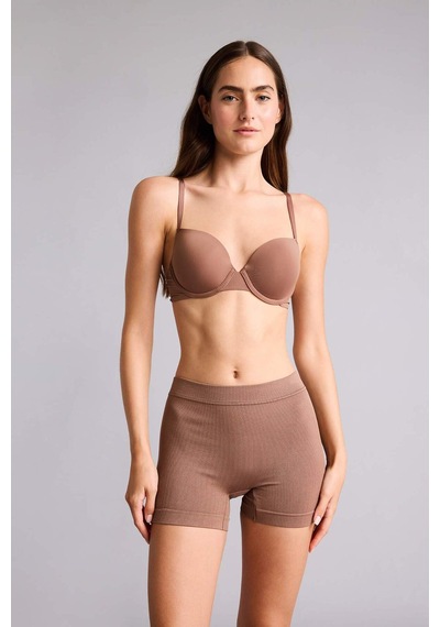 Defacto Fitilli Elastik Bel Kahverengi Seamless Boxer I0628ax26hsbn341 Kahve-bn341