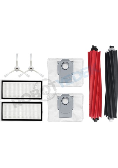 Roborock Q8 Max Plus Beyaz Uyumlu Fırça Filtre Toz Torba-8 Parça