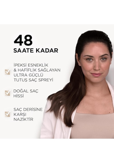 Wellaflex Silk Finish & Hold İpeksi Bitiş Ve Tutuş Sağlayan Saç Spreyi Ultra Strong Hold - 52694556