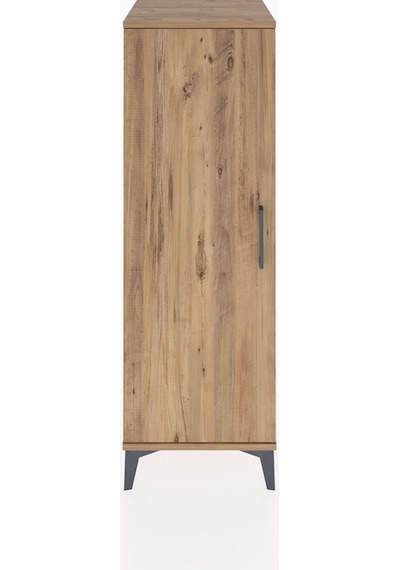 Hyperion Dolap Tek Kapaklı Tek Askılı 44x44x134 Çam-çam Çam